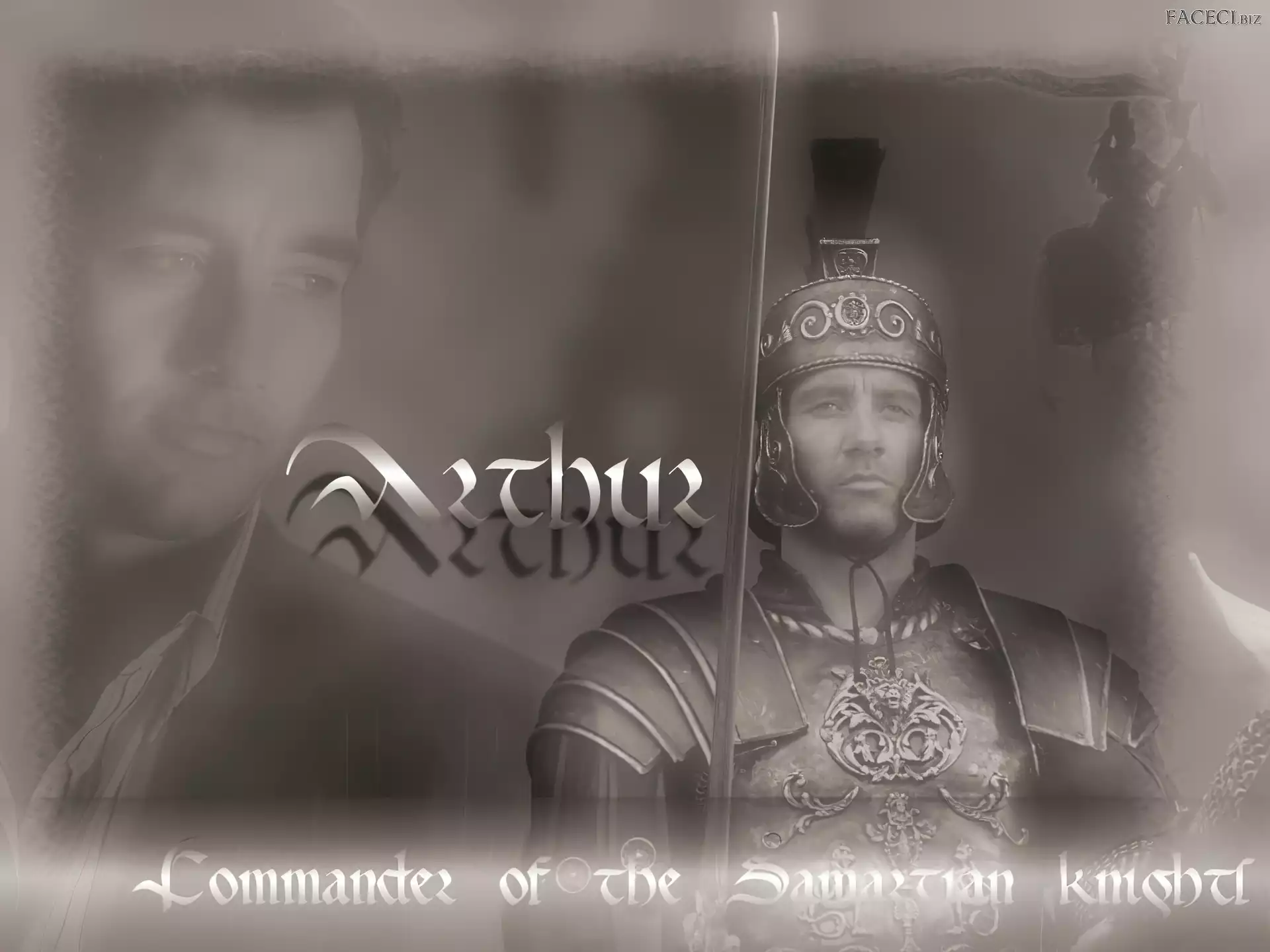 hełm, Clive Owen, zbroja