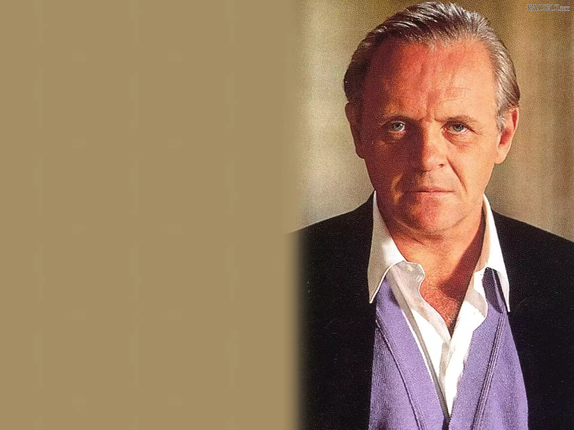 marynarka, Anthony Hopkins, czarna