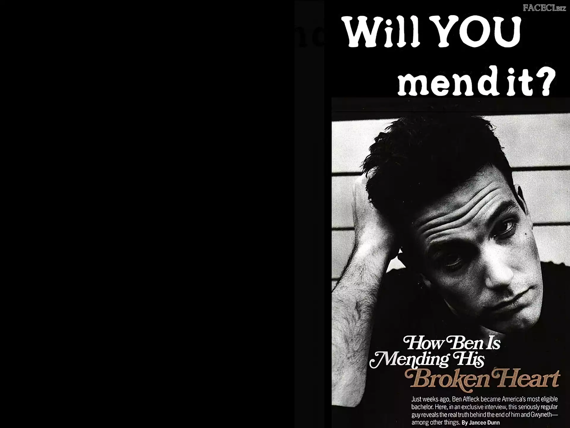 włosy, Ben Affleck, ciemne